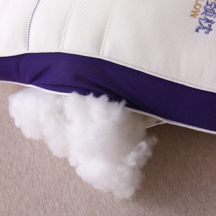 91家纺网 家纺一手货源 找家纺 珍贝家纺 2025新款零压深睡护颈枕枕头枕芯 蓝紫色