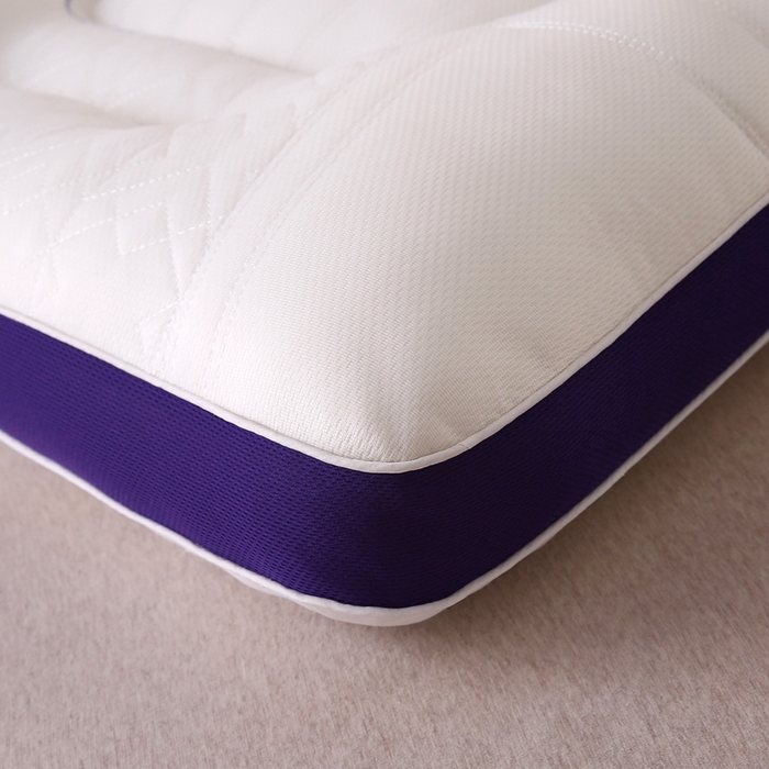 91家纺网 家纺一手货源 找家纺 珍贝家纺 2025新款零压深睡护颈枕枕头枕芯 蓝紫色