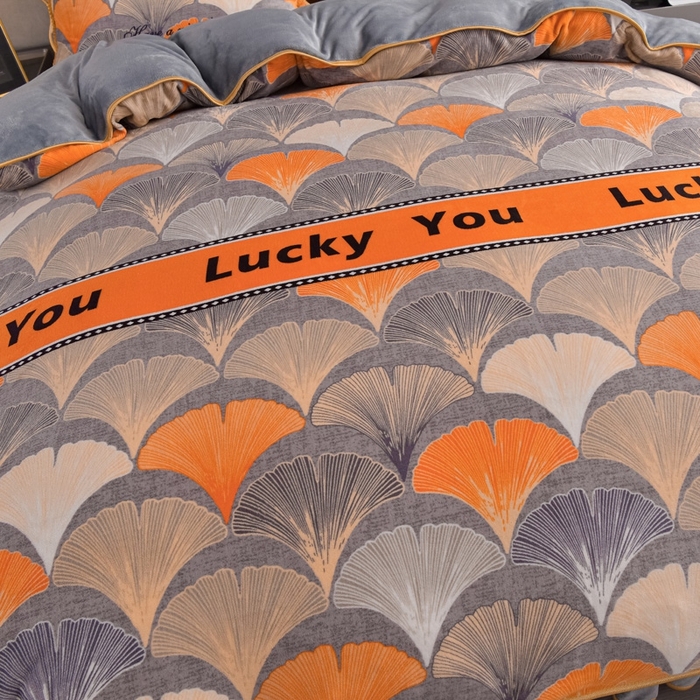 91家纺网 家纺一手货源 找家纺 总 锦铭源2025直播印花7斤牛奶绒金貂水晶法莱珊瑚绒四件套床裙款