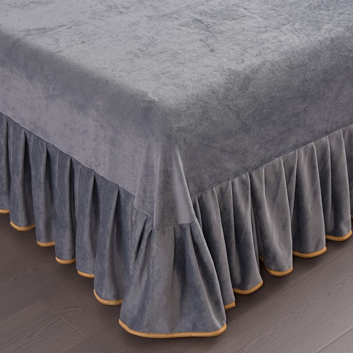 91家纺网 家纺一手货源 找家纺 总 锦铭源2025直播印花7斤牛奶绒金貂水晶法莱珊瑚绒四件套床裙款