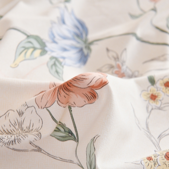 91家纺网 家纺一手货源 找家纺 铭浩家纺 2025新款全棉纯棉数码印花四件套 舒雅