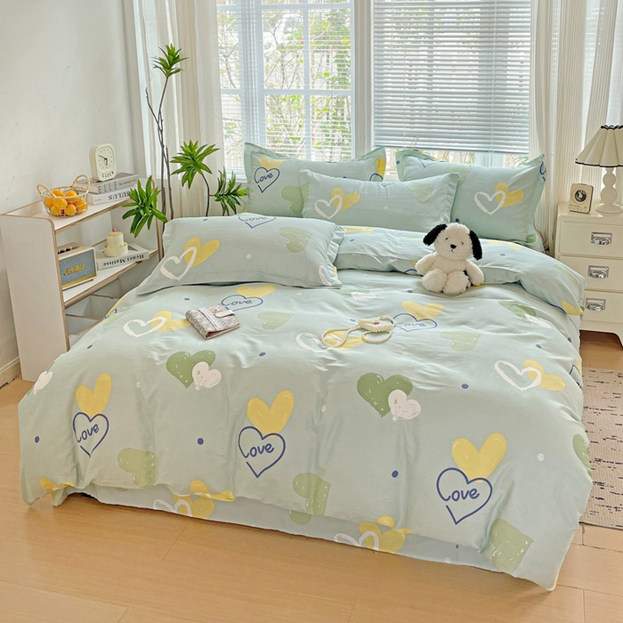 91家纺网 家纺一手货源 找家纺 （总）文黛家居 2025新款全棉喷气印花全棉纯棉印花系列单品被套被套单件单被套