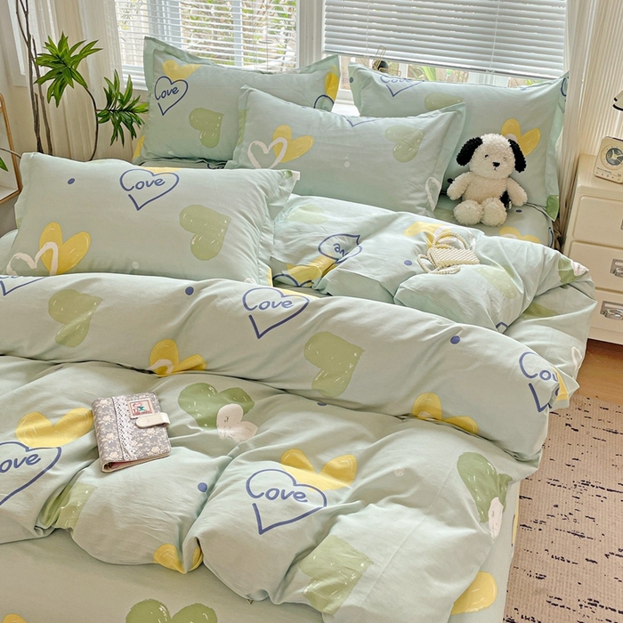 91家纺网 家纺一手货源 找家纺 （总）文黛家居 2025新款全棉喷气印花全棉纯棉印花系列单品被套被套单件单被套