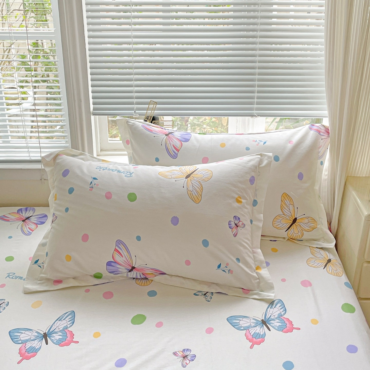 91家纺网 家纺一手货源 找家纺 （总）文黛家居 2025新款全棉喷气印花全棉纯棉印花系列单品枕套枕套单件单枕套