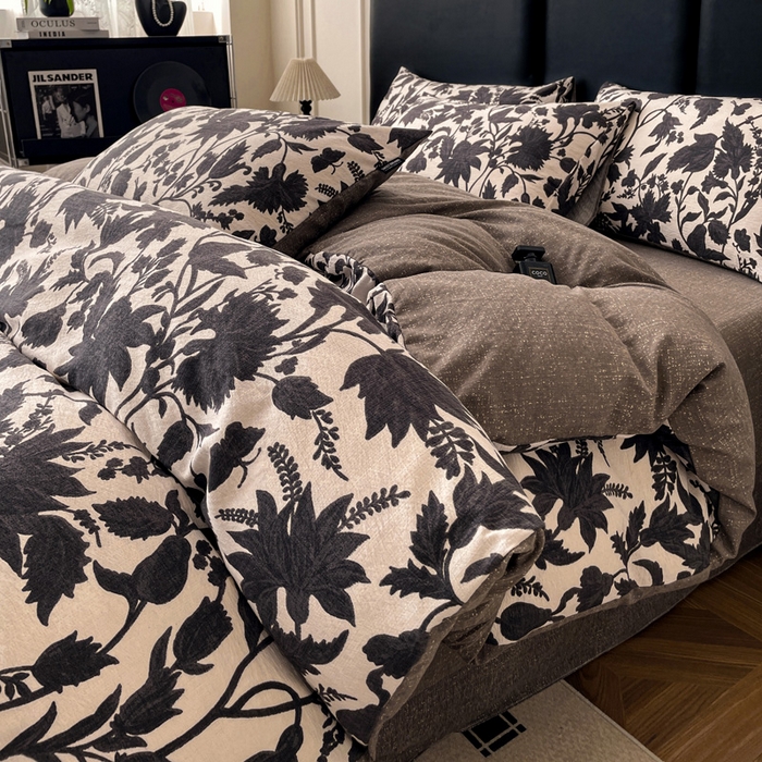 91家纺网 家纺一手货源 找家纺 （总）海岛哥哥 2025新款原麻复古亚麻四件套系列