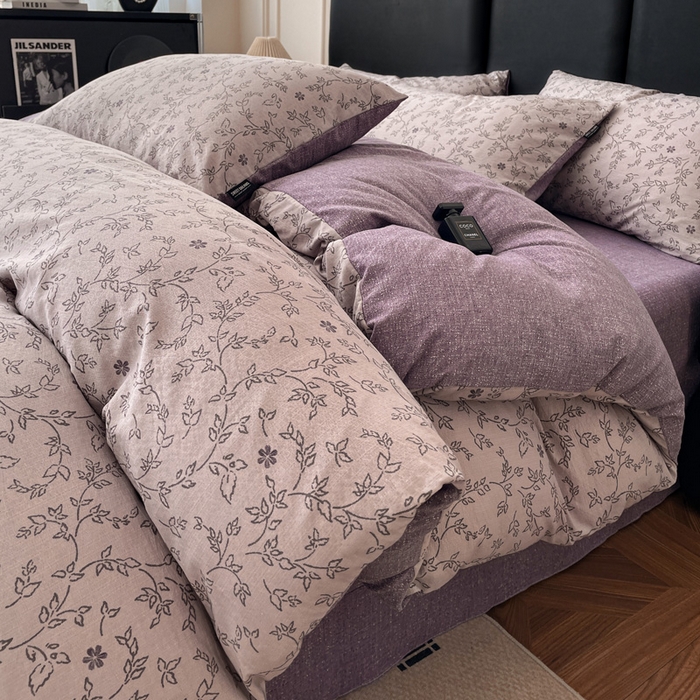 91家纺网 家纺一手货源 找家纺 （总）海岛哥哥 2025新款原麻复古亚麻四件套系列