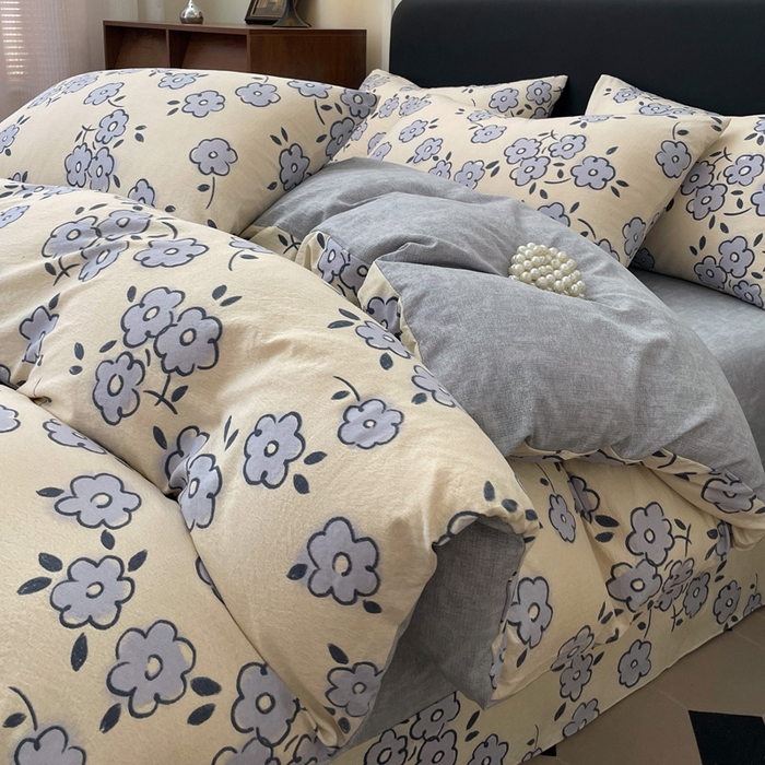 91家纺网 家纺一手货源 找家纺 （总）海岛哥哥 2025新款原麻复古亚麻四件套系列