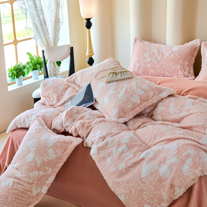 91家纺网 家纺一手货源 找家纺 （总）尚品凤凰 2025兔毛绒四件套