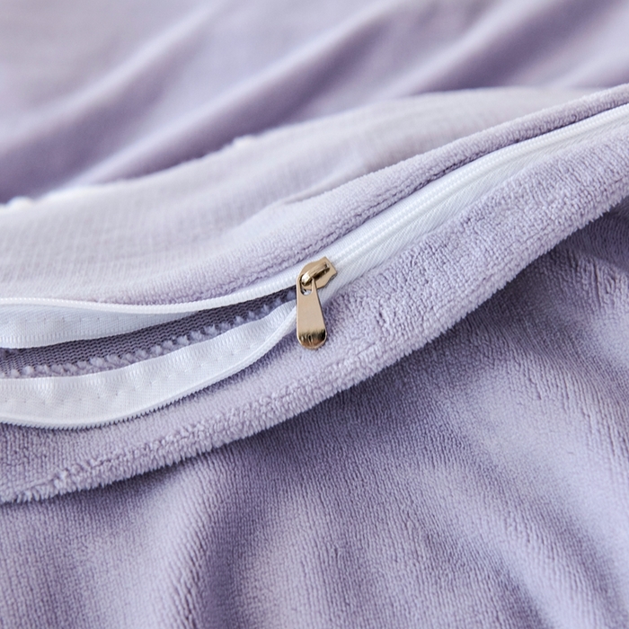 91家纺网 家纺一手货源 找家纺 尚品凤凰 2025兔毛绒四件套 春絮  紫