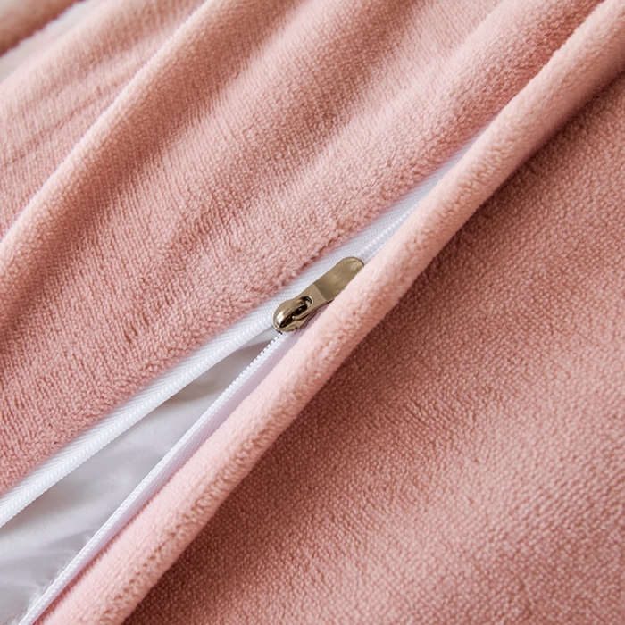 91家纺网 家纺一手货源 找家纺 尚品凤凰 2025兔毛绒四件套 伊柠  粉