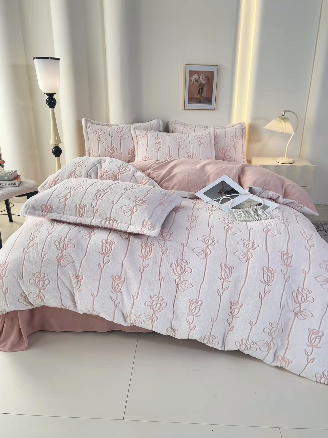 91家纺网 家纺一手货源 找家纺 （总）尚品凤凰 2025兔毛绒四件套