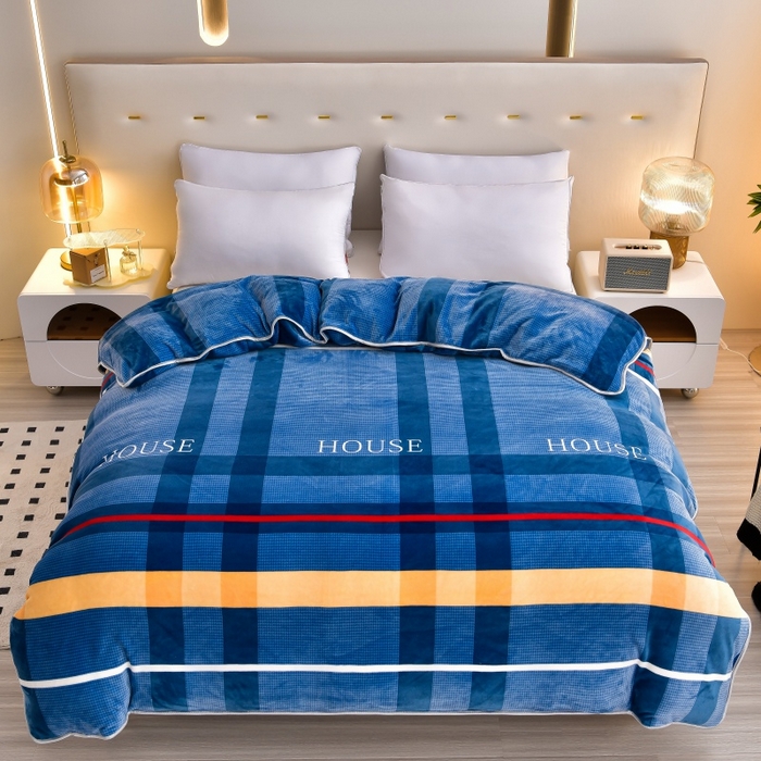 91家纺网 家纺一手货源 找家纺 （总）贝诗梦 2025新款牛奶绒金貂绒法莱绒单被套