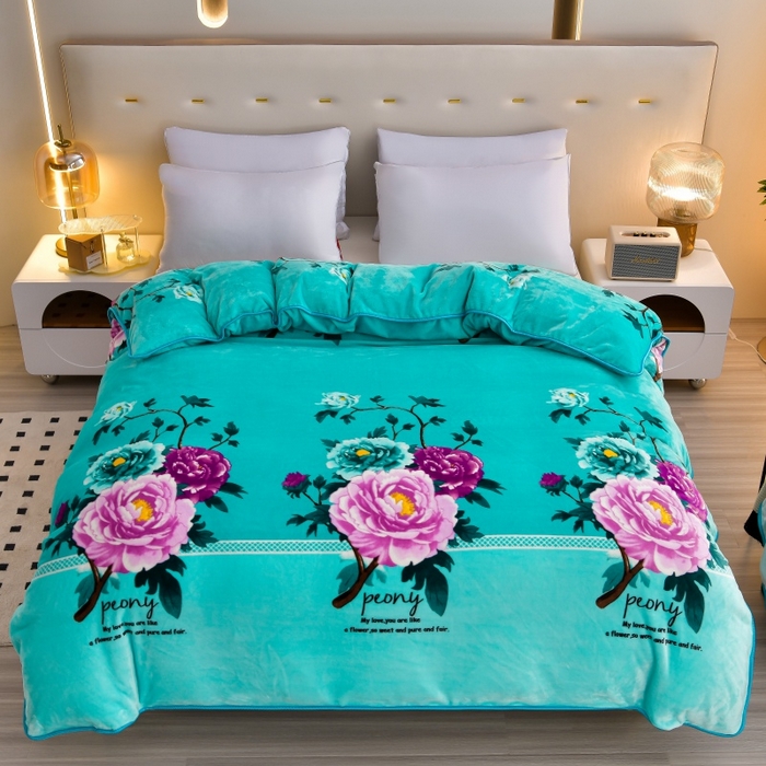 91家纺网 家纺一手货源 找家纺 （总）贝诗梦 2025新款牛奶绒金貂绒法莱绒单被套