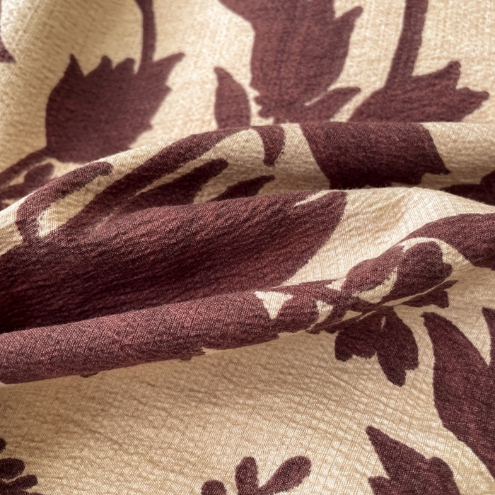 91家纺网 家纺一手货源 找家纺 港岛妹妹 2025新款原麻复古四件套系列 扶桑花-红