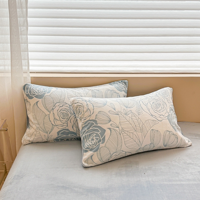 91家纺网 家纺一手货源 找家纺 眠博士 2025新款立体雕花牛奶绒加厚保暖四件套 立体雕花-朵美兰