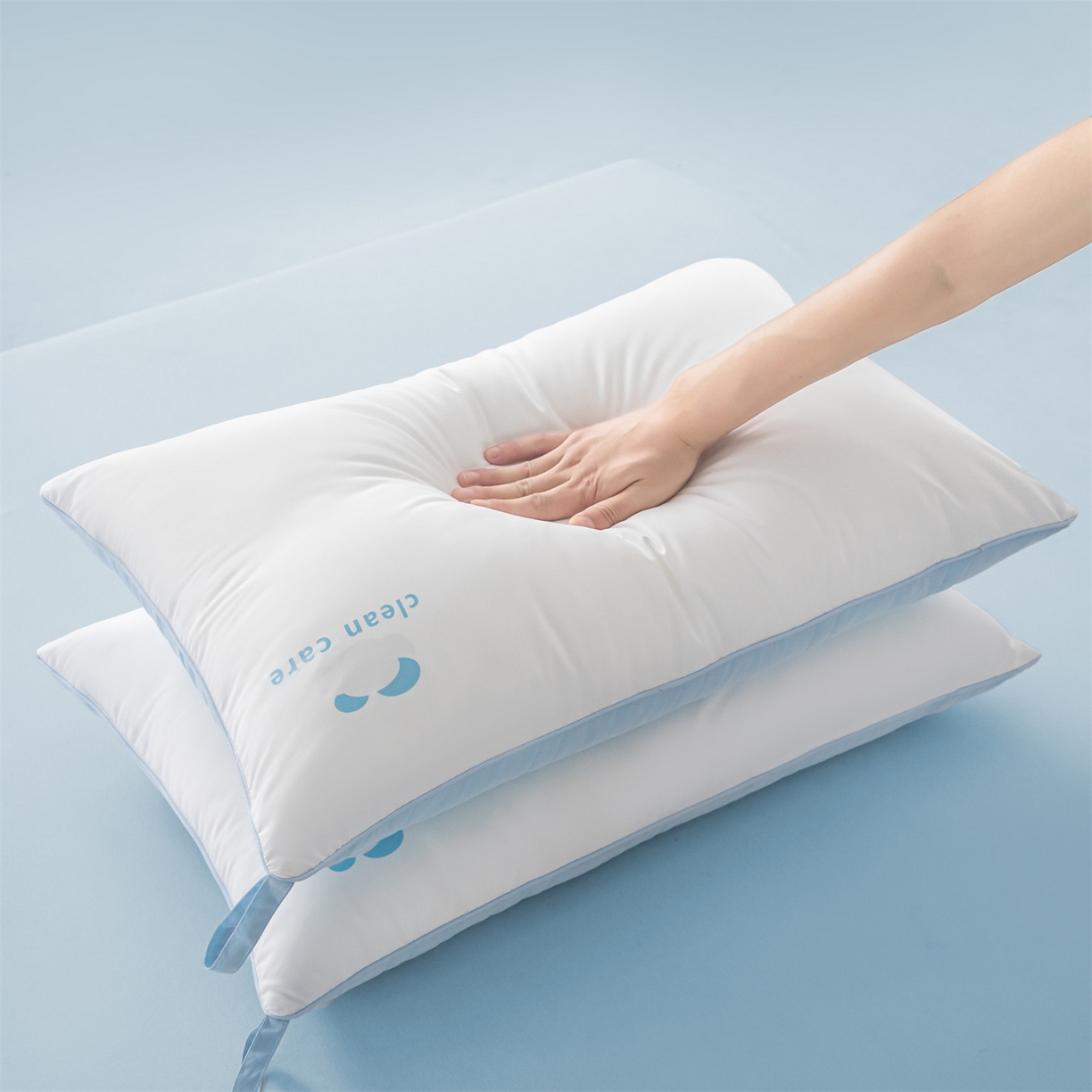 91家纺网 家纺一手货源 找家纺 （总）麦肯锡 2025新款三防双色枕枕头枕芯