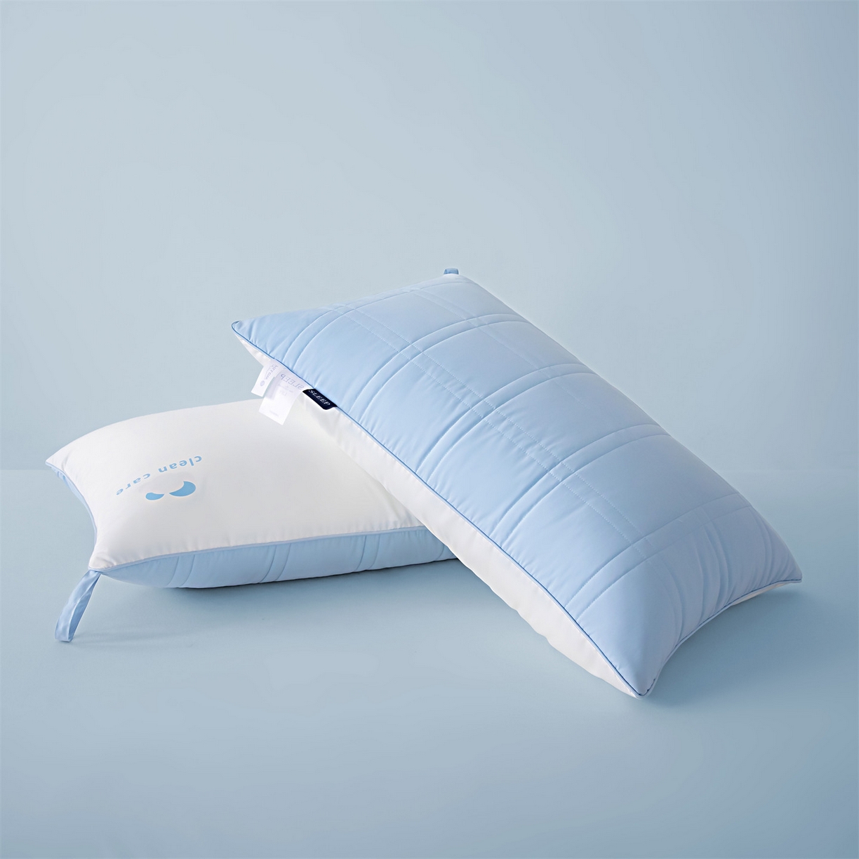 91家纺网 家纺一手货源 找家纺 麦肯锡 2025新款三防双色枕枕头枕芯 单边枕