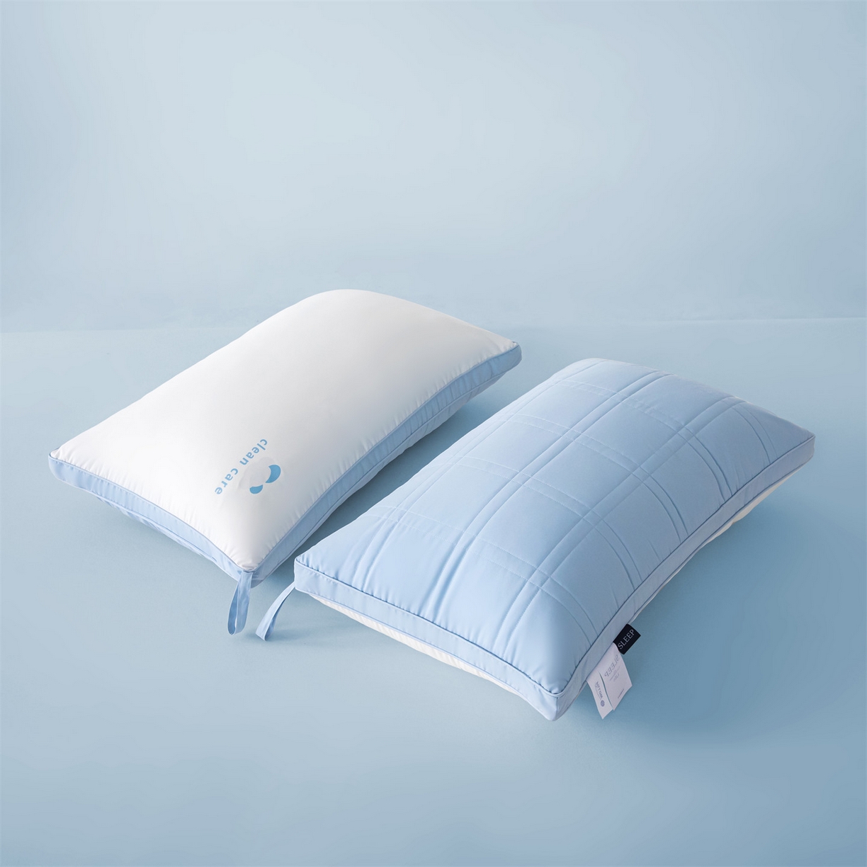 91家纺网 家纺一手货源 找家纺 麦肯锡 2025新款三防双色枕枕头枕芯 双边枕