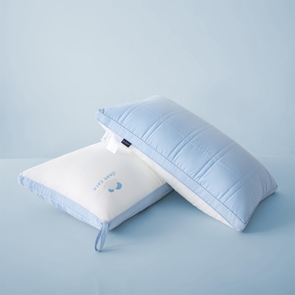 91家纺网 家纺一手货源 找家纺 麦肯锡 2025新款三防双色枕枕头枕芯 双边枕