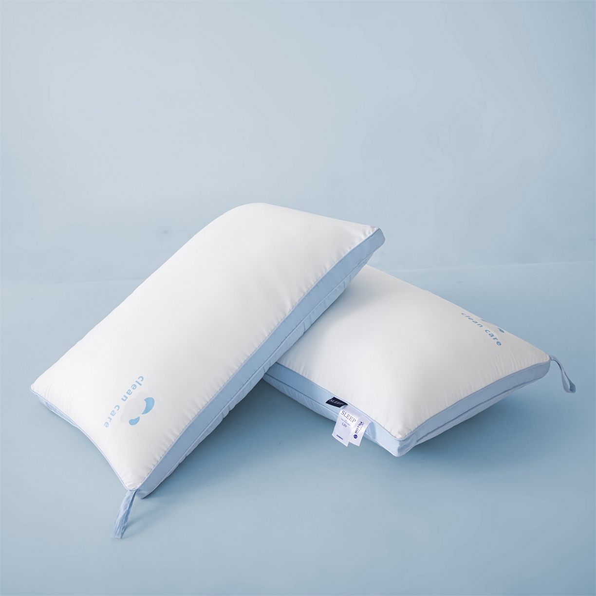 91家纺网 家纺一手货源 找家纺 麦肯锡 2025新款三防双色枕枕头枕芯 双边枕