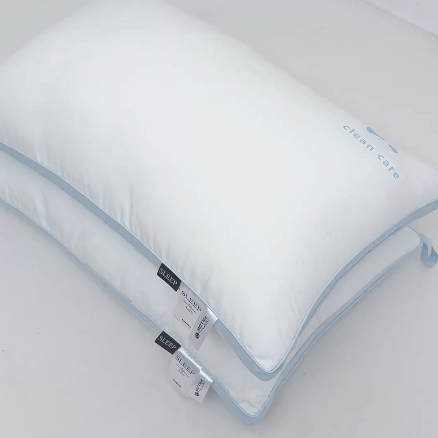 91家纺网 家纺一手货源 找家纺 麦肯锡 2025新款三防双色枕枕头枕芯 双边枕