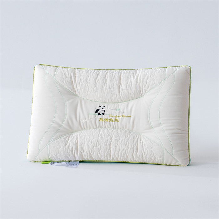 91家纺网 家纺一手货源 找家纺 鼎晟纺 2025新款柔软舒适熊猫抱抱枕成人枕芯学生枕头 熊猫抱抱-粉色