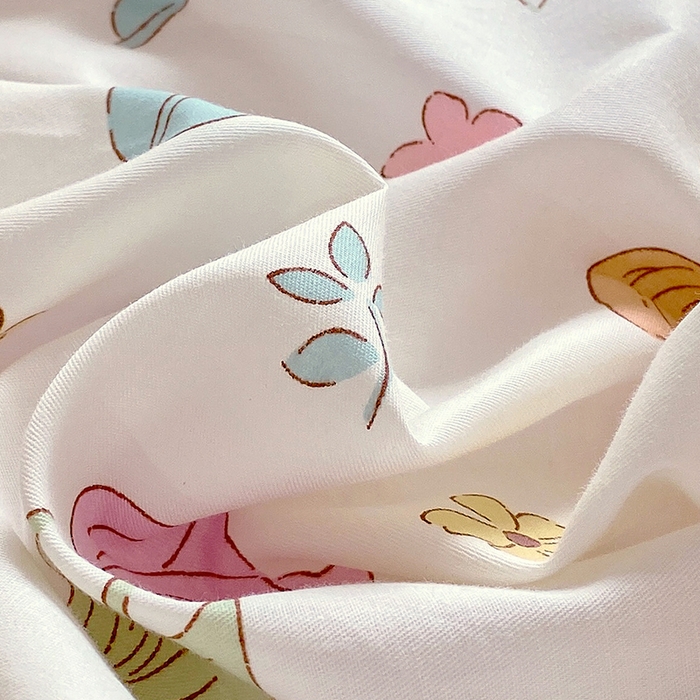 91家纺网 家纺一手货源 找家纺 羽爱家纺 2025新款A类双面印花全棉水洗床盖套件-三件套 快乐崇拜-