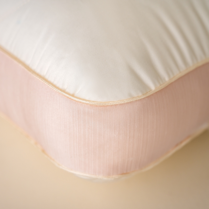 91家纺网 家纺一手货源 找家纺 鼎晟纺 2025新款新品蚕丝蛋白护颈枕成人枕芯学生枕头 蚕丝蛋白-珍珠白