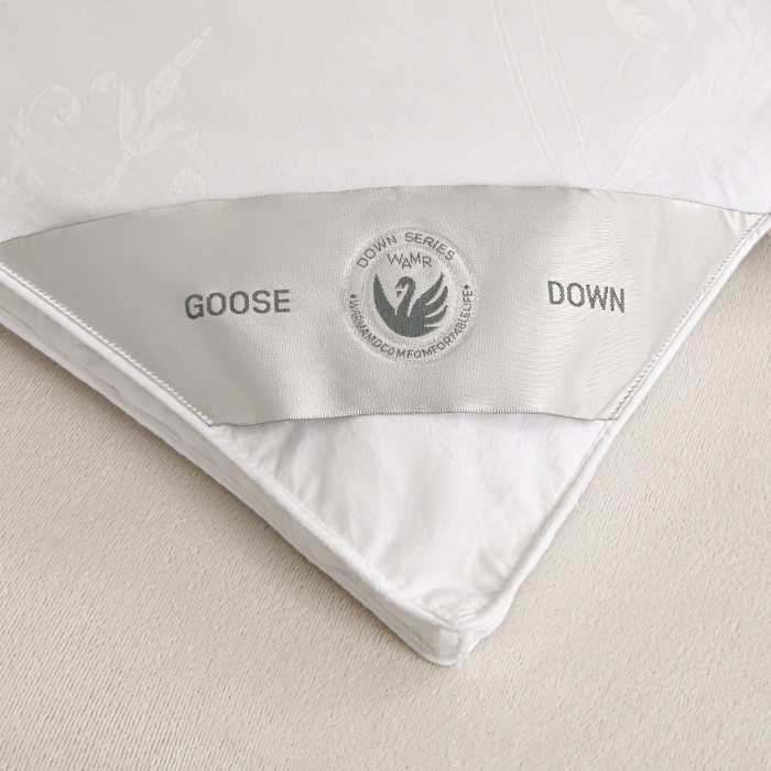 91家纺网 家纺一手货源 找家纺 （总）棠婷  2025年新款全棉80s贡缎50白鸭绒90白鹅绒被鸭绒被双层大提花羽绒被子