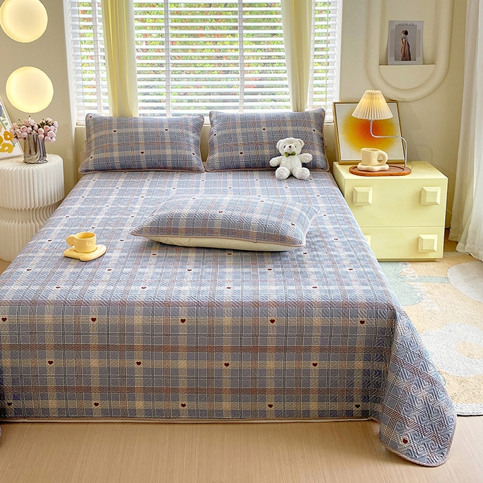 91家纺网 家纺一手货源 找家纺 羽爱家纺 2025新款A类双面印花全棉水洗床盖套件-三件套 斯里兰卡-