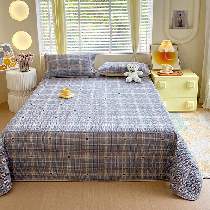 91家纺网 家纺一手货源 找家纺 羽爱家纺 2025新款A类双面印花全棉水洗床盖套件-三件套 斯里兰卡-