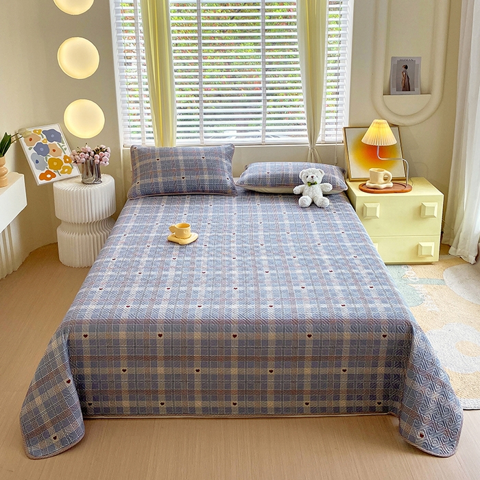 91家纺网 家纺一手货源 找家纺 羽爱家纺 2025新款A类双面印花全棉水洗床盖套件-三件套 斯里兰卡-