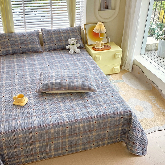 91家纺网 家纺一手货源 找家纺 羽爱家纺 2025新款A类双面印花全棉水洗床盖套件-三件套 斯里兰卡-