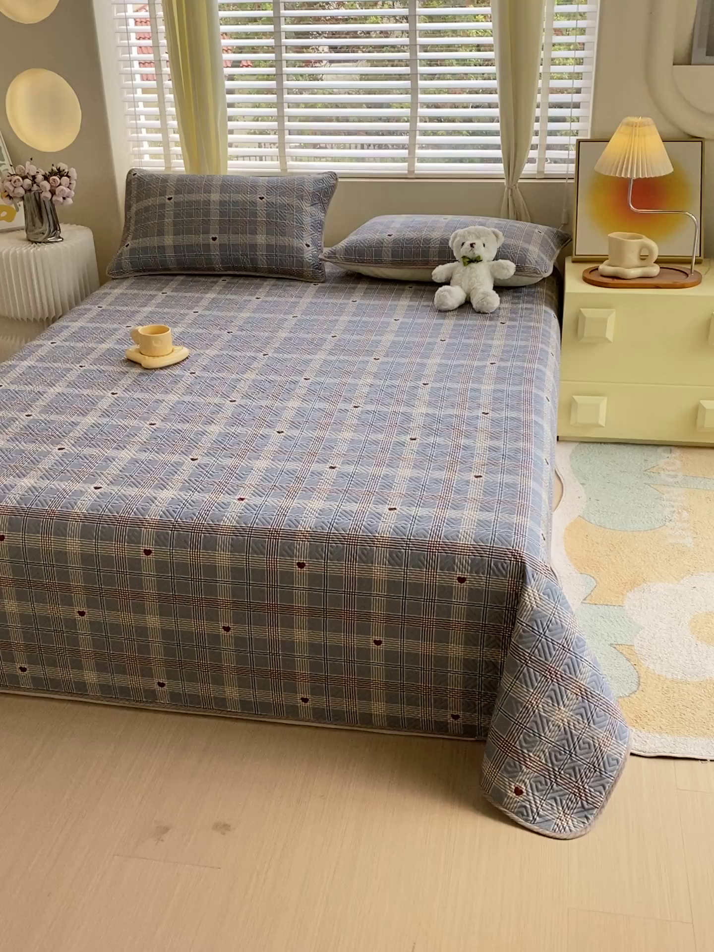 91家纺网 家纺一手货源 找家纺 羽爱家纺 2025新款A类双面印花全棉水洗床盖套件-三件套 斯里兰卡-