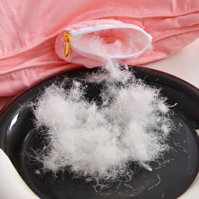 91家纺网 家纺一手货源 找家纺 棠婷  2025年新款全棉80s贡缎50白鸭绒90白鹅绒被鸭绒被双层大提花羽绒被子 粉色