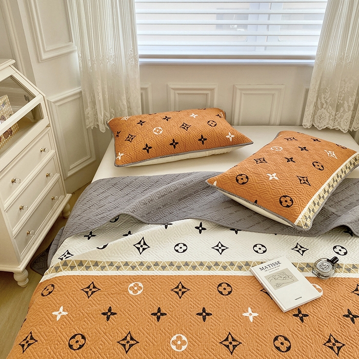 91家纺网 家纺一手货源 找家纺 羽爱家纺 2025新款A类双面印花全棉水洗床盖套件-三件套 伊丽莎白-