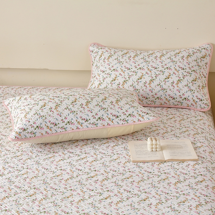 91家纺网 家纺一手货源 找家纺 羽爱家纺 2025新款A类双面印花全棉水洗床盖套件-三件套 月影倾城-