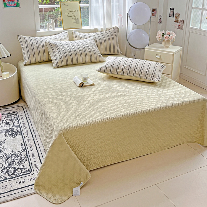 91家纺网 家纺一手货源 找家纺 羽爱家纺 2025新款A类双面印花全棉水洗床盖套件-三件套 漫时光