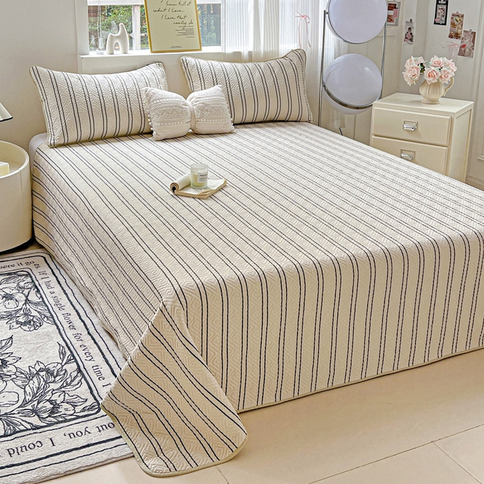 91家纺网 家纺一手货源 找家纺 羽爱家纺 2025新款A类双面印花全棉水洗床盖套件-三件套 漫时光