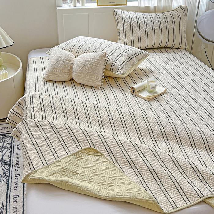 91家纺网 家纺一手货源 找家纺 羽爱家纺 2025新款A类双面印花全棉水洗床盖套件-三件套 漫时光