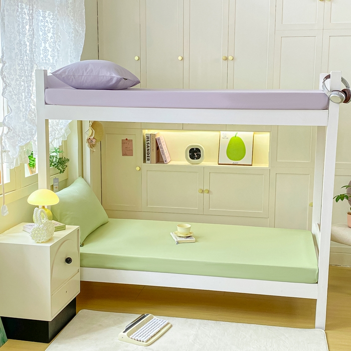 91家纺网 家纺一手货源 找家纺 （总）凡客家居 2025新款全棉学生床笠三件套