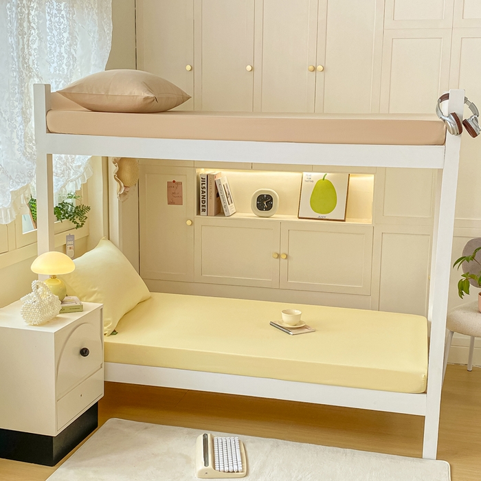 91家纺网 家纺一手货源 找家纺 （总）凡客家居 2025新款全棉学生床笠三件套