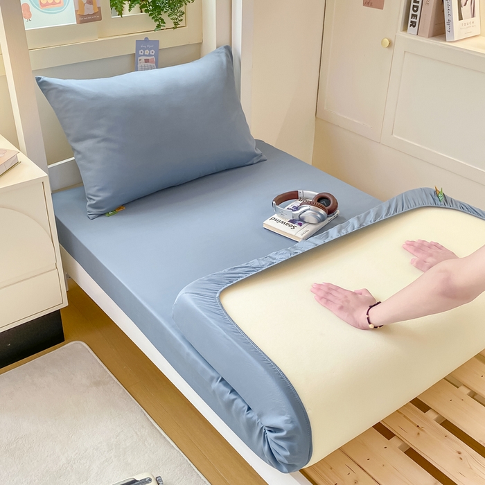 91家纺网 家纺一手货源 找家纺 （总）凡客家居 2025新款全棉学生床笠三件套