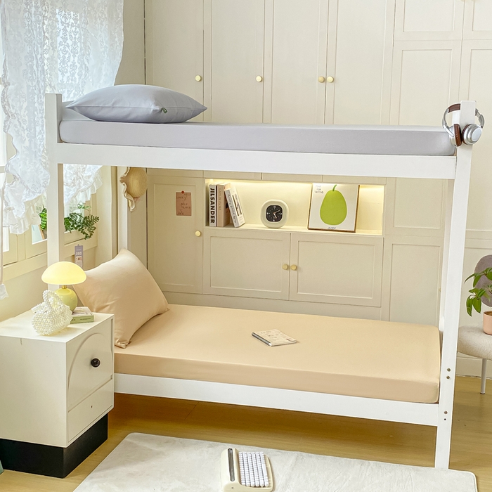 91家纺网 家纺一手货源 找家纺 （总）凡客家居 2025新款全棉学生床笠三件套