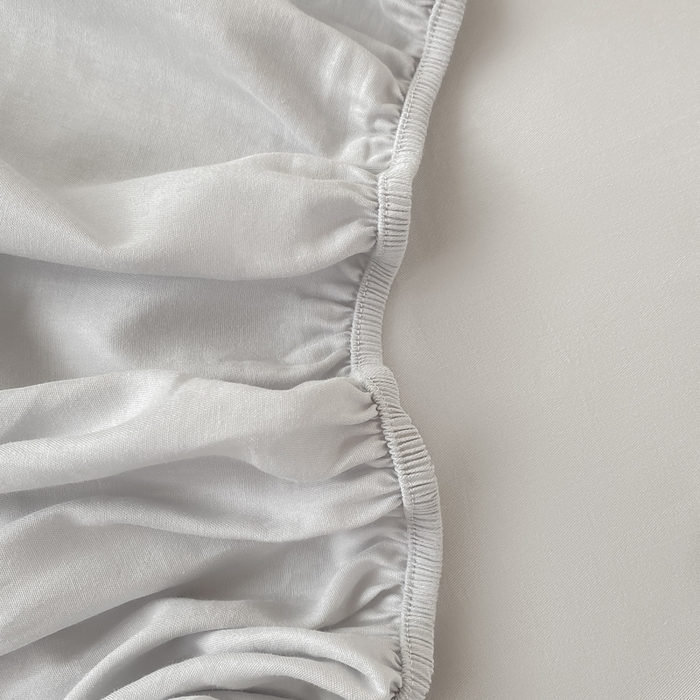 91家纺网 家纺一手货源 找家纺 凡客家居 2025新款全棉学生床笠三件套 冰川灰