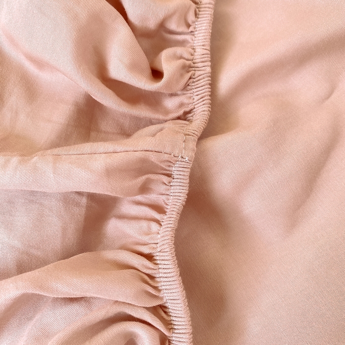 91家纺网 家纺一手货源 找家纺 凡客家居 2025新款全棉学生床笠三件套 豆沙粉