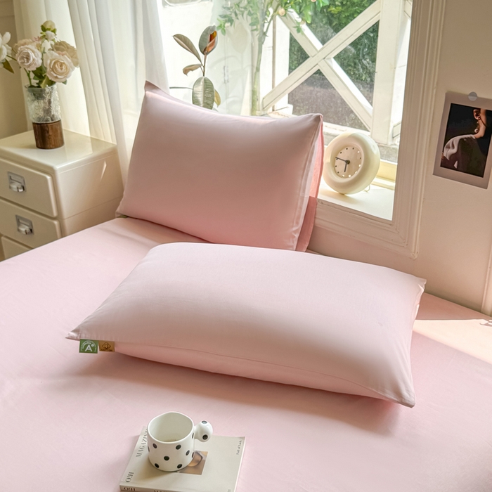 91家纺网 家纺一手货源 找家纺 （总）凡客家居 2025新款全棉纯色简约枕套系列