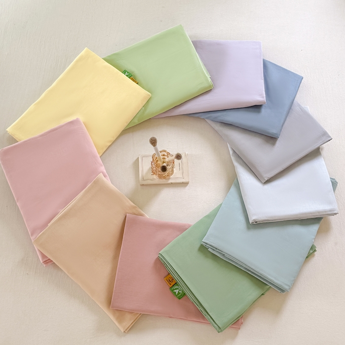 91家纺网 家纺一手货源 找家纺 凡客家居 2025新款全棉纯色简约枕套系列 组合图