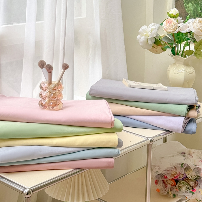 凡客家居 2025新款全棉纯色简约枕套系列 组合图