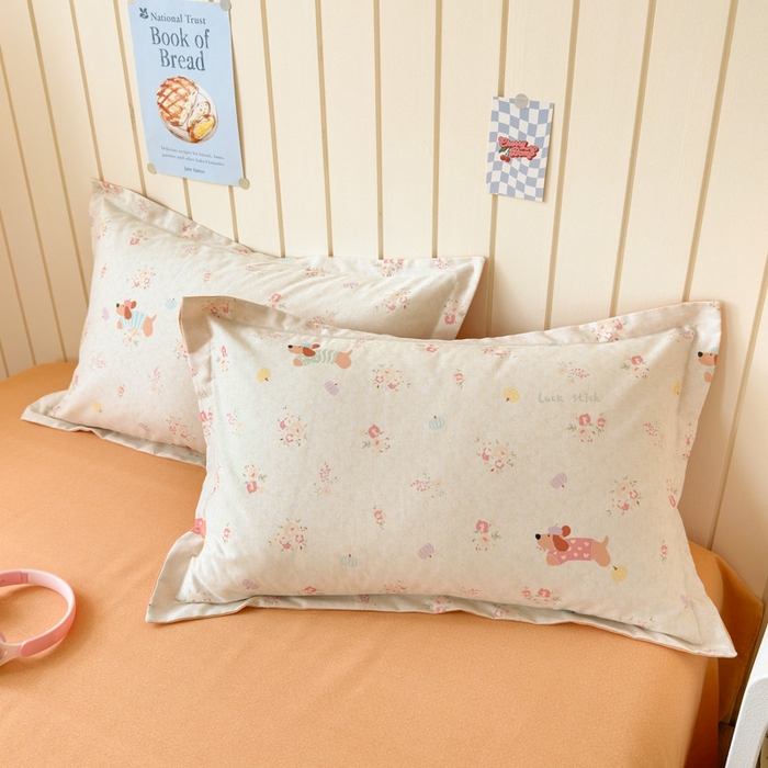 91家纺网 家纺一手货源 找家纺 曼之夏 2025新款原棉加厚磨毛印花四件套 简兮